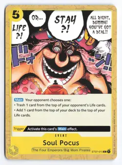One Piece TCG - Soul Pocus ST07-015 Starter Deck 7 - English X4 - Image 1