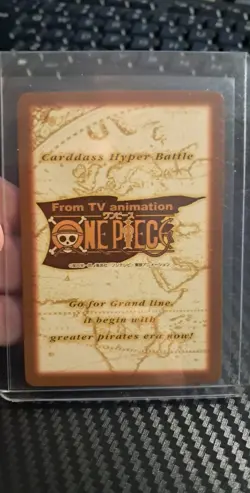 BANDAI One Piece Hyper Battle H01 LUFFY CREW MANGA PANEL SCARCE EARLY CARD - Image 2