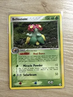 Pokemon TCG Bellossom EX Hidden Legends Card 16/101 Regular Rare NM - Image 1
