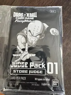 Dragon Ball Super Card Game Fusion World 01 Store Judge Pack x 4 - Sealed - Image 1