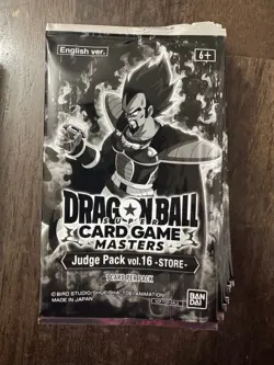 Dragon Ball Super Card Game TCG Masters Judge Pack Vol 16 - LOT of 23 - Image 1