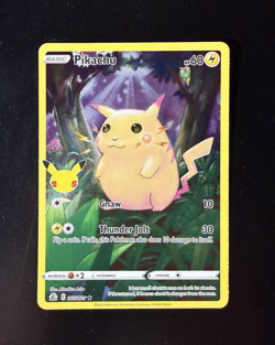 Pokemon Pikachu TCG Celebrations Card 005/025 25th Anniversary Edition - Image 1