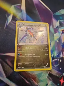 Pokemon Garchomp TCG Holo Rare Card 96/113 Legendary Treasures MP - Image 4