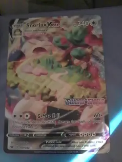 Snorlax VMAX Holo Jumbo Card 142/202 - Image 1