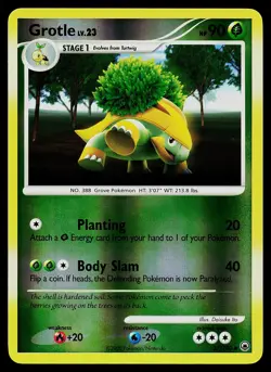 Pokemon Card - Grotle Majestic Dawn 37/100 Reverse Holo - Image 1