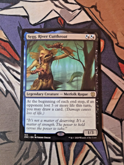 MTG Sygg, River Cutthroat Zendikar Rising Commander - NM Regular - Image 1
