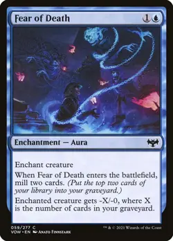 [MTG] Fear of Death (059) (VOW) NM - Image 1