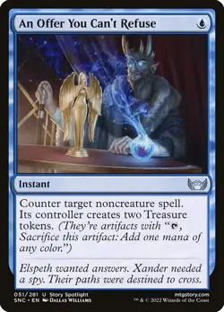 [MTG] An Offer You Can't Refuse (Foil) (051) (SNC) NM - Image 1
