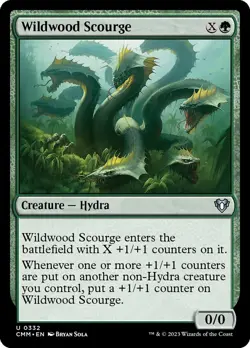 [MTG] Wildwood Scourge (Foil) (0332) (CMM) NM - Image 1