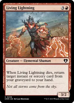 [MTG] Living Lightning (Foil) (0239) (CMM) NM - Image 1
