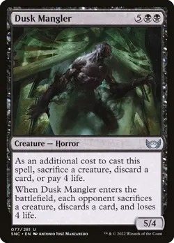 [MTG] Dusk Mangler (Foil) (077) (SNC) NM - Image 1