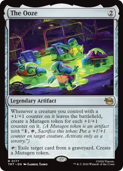 4x MTG The Ooze, NM-Mint, English Teenage Mutant Ninja Turtles - Image 1