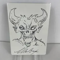 Spoils of the Vault PROOF Mirrodin Signed Front & Back Has Artist Sketch Signed - Image 2