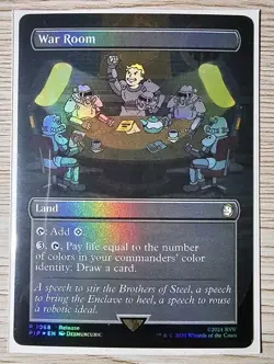 MTG War Room Fallout 1068 Foil Promo - Image 1