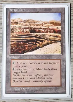 Strip Mine MTG Core Set 4th Edition Regular - Image 1