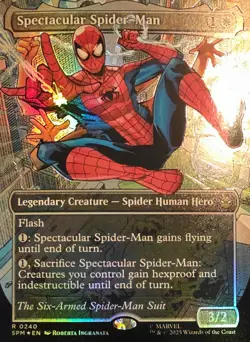 [1x] Spectacular Spider-Man (0240) - Textured Foil - Borderless Near Mint, Engli - Image 1