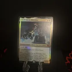Dark Leo and Shredder - Foil - TMT - TMNT - 0142- MTG - NM - Ships now! - Image 1