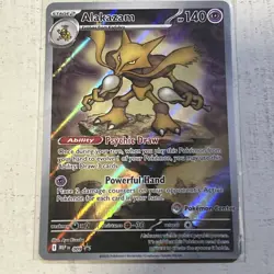 2025 POKEMON MEGA EVOLUTION POKEMON CENTER ETB PROMO #009 ALAKAZAM-LP - Image 1