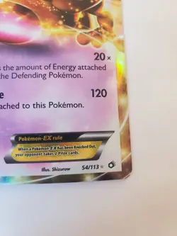 Mewtwo EX - 54/113 - Pokemon Legendary Treasures Black White Ultra Rare Card HP - Image 3