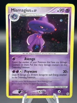Pokemon TCG Mismagius Holo Rare Diamond and Pearl 10/130 - Image 1