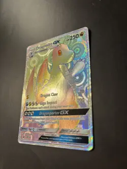 Pokemon Dragonite GX SM156 Holo Black Star Promo Rainbow Rare - Image 3