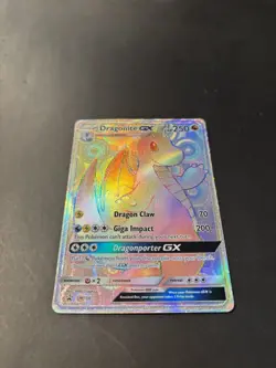 Pokemon Dragonite GX SM156 Holo Black Star Promo Rainbow Rare - Image 4