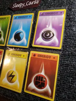 Pokemon Energy Cards Shadowless 1st Edition Set Lot of 6 NM - Image 2