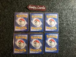 Pokemon Energy Cards Shadowless 1st Edition Set Lot of 6 NM - Image 4