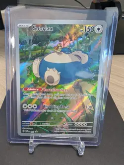 Snorlax SVP 051 Illustration Rare - Pokemon 151 ETB Black Star Promo NM - Image 4