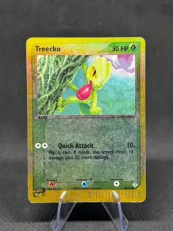 Treecko - 80/97 - 2003 Reverse Holo Common EX Dragon Pokemon Card MP - Image 1