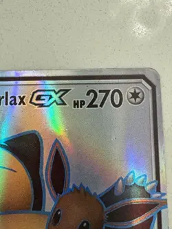 Pokemon Eevee & Snorlax GX TAG TEAM Ultra Rare 171/181 Holo Team Up 2019 Card - Image 3