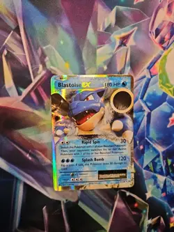 Pokemon TCG Blastoise EX 29/146 Holo Rare XY Evolutions VLP Off Center OC Miscut - Image 1