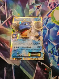 Pokemon TCG Blastoise EX 29/146 Holo Rare XY Evolutions VLP Off Center OC Miscut - Image 4