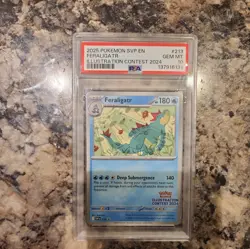 Feraligatr #213 - Pokemon 2024 Illustration Contest Promo - PSA 10 - Image 1