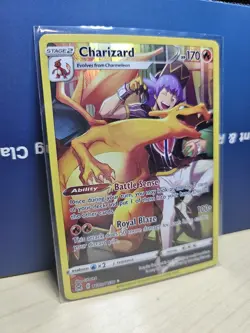 Pokemon TCG Charizard TG03/TG30 Swsh11: Lost Origin Trainer Gallery Holo - NM(-) - Image 2