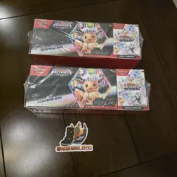Lot Of 2: Pokemon Sam’s Prismatic Evolutions Surprise Box & Booster Bundle 2pack - Image 1