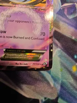 Chandelure EX 77/113 2013 B&W Legendary Treasures Pokemon Card Ultra Rare Mp - Image 5