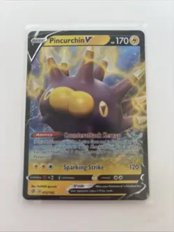 Pincurchin V - 072/192 - SWSH Rebel Clash - Pokemon - NM/M - Image 1