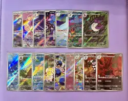 Pokemon TCG JP: Art Rare- AR lot of 16 : Scarlet & Violet, Mega Evolution - Image 1