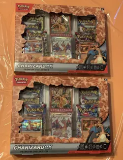 POKEMON CHARIZARD EX PREMIUM COLLECTION BOX FACTORY SEALED 2x - Image 1