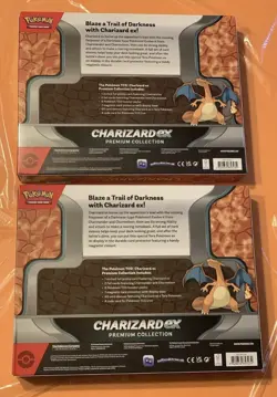 POKEMON CHARIZARD EX PREMIUM COLLECTION BOX FACTORY SEALED 2x - Image 2