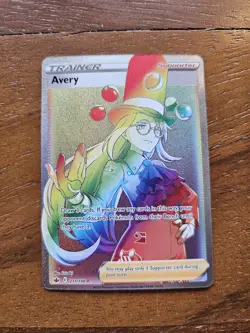 Avery 211/198 Sword & Shield Chilling Reign Pokemon TCG Rainbow Secret Rare - Image 1