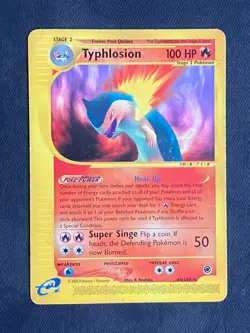 Pokemon Typhlosion #65/165 Non-Holo Rare - Expedition Base Set VTG WOTC 2002 - Image 1