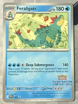 Feraligatr 213 Scarlet & Violet: Black Star Promos Near Mint - Image 1