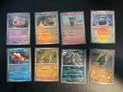 Pokemon TCG Prismatic Evolutions Pokeball Reverse Holo Lot Of 8 NM - Image 1