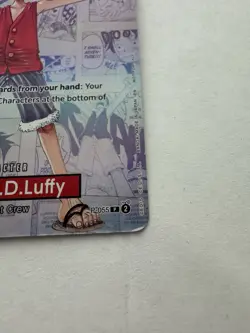 One Piece Monkey D. Luffy College Basketball US Voyage Promo Card CHECK PHOTOS - Image 2