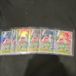 Bandai One Piece Card Game Kouzuki Hiyori Holo Lot of 6 English Cards - Image 1