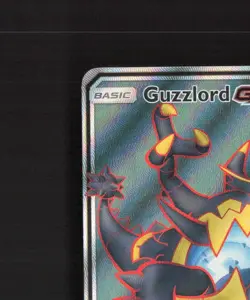 Guzzlord GX 105/111 Crimson Invasion Full Art Ultra Rare Holo Pokemon Card MP - Image 3