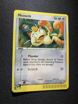 Pokemon TCG Meowth 013 Black Star Promo E-Series Holo Rare Card - Image 2