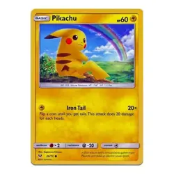 Pikachu 28/73 Shining Legends Vintage Sun & Moon Pokemon Cards TCG Near Mint - Image 1